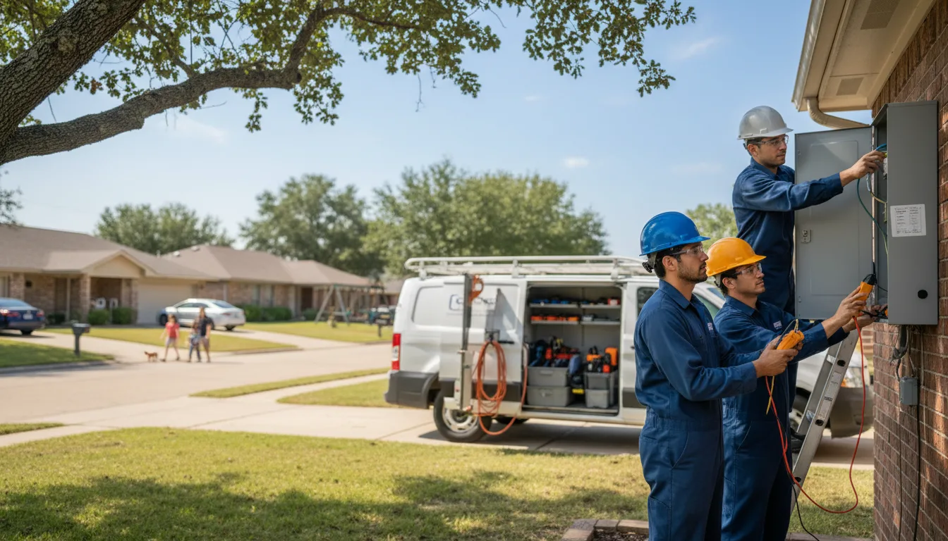 Certified electrician providing emergency electrical services in House Springs, MO